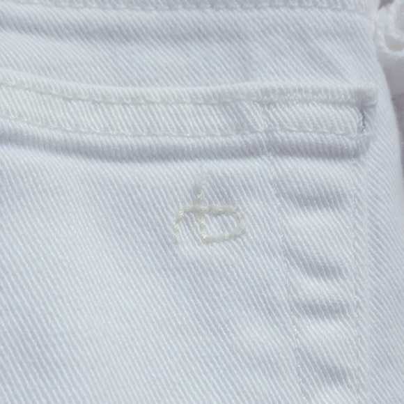 Women’s White Rag & Bone Cotton Blend Cropped Denim Ankle Jeans Pants Size 30 - Picture 7 of 10